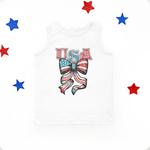 Coquette usa bow grunge молодежный топ The Juniper Shop, White - фото