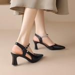 Туфли женские на высоком каблуке Zhr, черный - фото 11