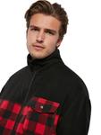 Флисовая куртка Urban Classics Fleece Jacket, черный - фото 3