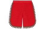 Шорты детские Gucci с рюшами, красный - фото