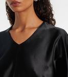 Топ из сатина Gemma Fforme, Black - фото 4