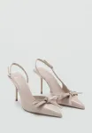 Высокие каблуки Mango, Beige - фото 2