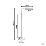 Торшер Beliani, 27x27x160 см, белый - фото 3