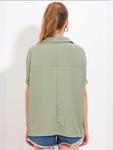 Блуза Bigdart, хаки - фото 3