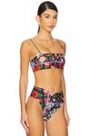 X revolve brietta реверсивный бикини-топ Agua Bendita, floral multi - фото 3