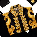 VERSACE Мужская черная рубашка - фото 8