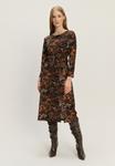 Платье Greenpoint Day dress, Print/Brown - фото