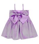 Атласное платье с бантом Caroline Bosmans, фиолетовый - фото