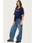 Женская футболка Australia 96 Contrast Oversized Edikted, Navy - фото 3