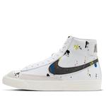 Кроссовки blazer mid '77 'paint splatter' Nike, белый - фото