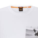 Футболка мужская белая HUGO BOSS - фото 7