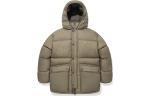 COVERNAT Унисекс пуховик цвета хаки - фото