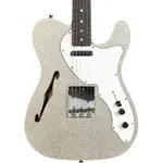 Fender Custom Shop ‘60 Telecaster Custom Thinline - Стареющее серебристое мерцание - фото