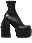 NAKED WOLFE ботильоны Sugar 150 на платформе, черный - фото