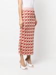 Жаккардовая юбка-карандаш PAULA, розовый - фото 3