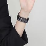 CHENSONG Часы Strap Apple Compatibility Ceramic Material, White gold + white gold case - фото 7