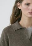 Джемпер Massimo Dutti WITH POCKET DETAIL, Brown - фото 3