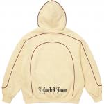 Curve Piping Hooded Sweatshirt Supreme, синий/темно-синий - фото 6