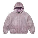 Куртка Supreme Studded Hooded Leather Jacket, Lilac - фото