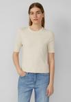 Футболка s.Oliver Basic T-shirt, Beige/Mottled Beige - фото