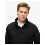 Толстовка Superdry Tech Logo Loose half zip, черный - фото 2