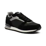 Кроссовки с добавлением кожи Boss, черный - фото