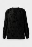 Блуза Zadig & Voltaire TAMELA SOFT FLOCK FLOWERS, Black - фото 6