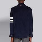 THOM BROWNE Мужская куртка синяя, Marine Blue - фото 6