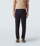 Джерси узкие брюки Moncler, темно-синий - фото 3