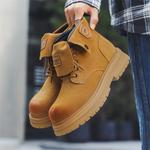 Chi Wolf Черные короткие ботинки мартин, цвет Black - фото 3