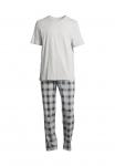Пижамный комплект Schiesser SET, Grau Kariert Grau/Grey - фото 5