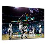 Картина на холсте Hustling Sharks Dunk it!, синий - фото