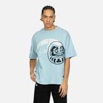 Футболка мужская EVISU, серо-голубая - фото 8
