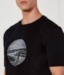 Футболка с графическим принтом Regular fit Boss Green, черный - фото 4