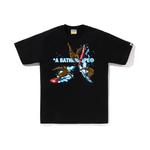 Футболка Surfing Apes A BATHING APE, черная BKX - фото 2