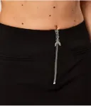 Юбка Patrizia Pepe, черный - фото 4