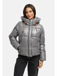 Стеганая куртка Skyraa 16 серого цвета Marikoo - фото 10