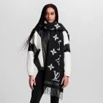 Шарф Рейкьявика Louis Vuitton, черный - фото 5