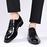 Черные туфли LUOMAIKE для мужчин - фото 2