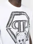 Футболка со стразами Philipp Plein, белый - фото 5