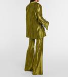 Плиссированный блейзер nuage Galvan, зеленый - фото 3