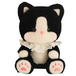 Мягкая игрушка кот плюш MERCONSER, черный - фото