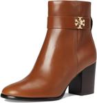 Ботинки Tory Burch Turnlock Heeled Ankle Boot 80mm, цвет Sierra Cognac - фото 7