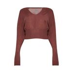 Топ Rick Owens Maglia Cropped Top, Rosewood - фото