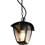 TRIO Светильники Наружный потолочный светильник VENTA, уличная подвесная лампа на 1 плафон, без 1x E27 макс. 10 Вт, IP44 E27 1 шт. свет Подвесной светильник для террасы, садовая подвесная лампа, максимальная высота 82 см Trio Leuchten, Schwarz matt - фото 3