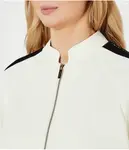 Бомбер Cropped fit Twin-Set, белый - фото 4