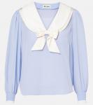 Шелковый топ Eimer Rixo, Sky Blue - фото