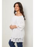 Блузка Curvy Lady, белый - фото 2
