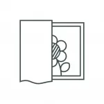 Вирт-гардина «Тромсё», (1 шт.) Wirth, коричневый - фото 5