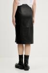 Кожаная юбка Hugo, черный - фото 3